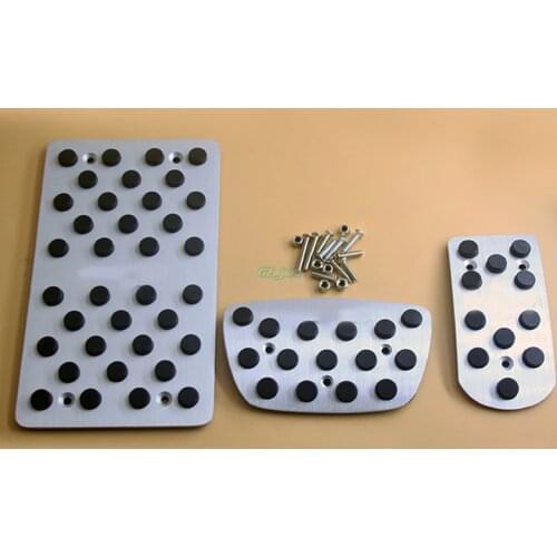 Aluminum Non-slip AT Automatic Brake Pedal Pedale Cover Sytling For Toyota Land Cruiser Prado 150 120 VX GX TX LC FJ150 FJ120