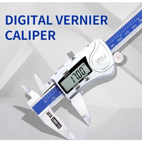 Electronic Digital Vernier Caliper High-precision 0-150-200-300mm Waterproof Stainless Steel Measuring Tools