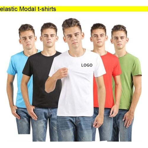 10pcs models milk silk t shirts Men Custom LOGO Adult t-shirt models Man Casual Top Tees White Male/Female t-shirt Print Logo