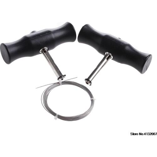 Car Windshield Removal Tool Windscreen Window Glass Cutting Wire + Handles Kit