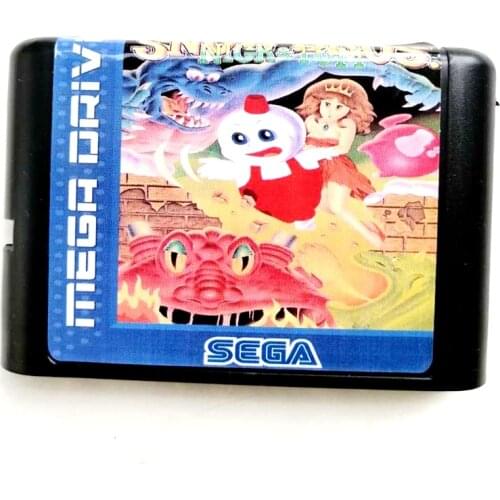 Snow Bros Nick & Tom 16 bit MD Memory Card for Sega Mega Drive 2 for SEGA Genesis Megadrive