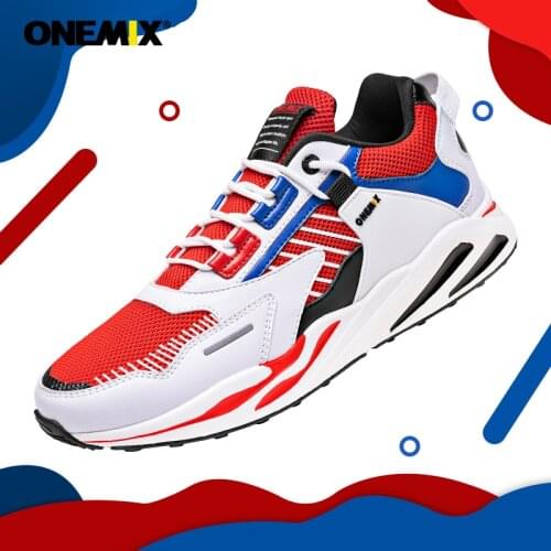 ONEMIX Original Retro Running Shoes 2019 Classic Breathable Couples Sneakers Outdoor Casual Dad Shoes Men Tennis Jogging Shoes