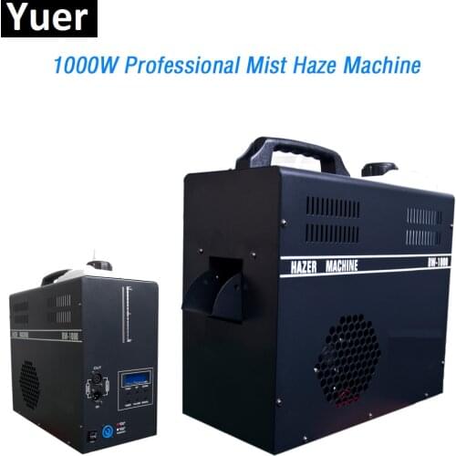 Mist Haze Machine 1000W Haze Oil Special Smoke Hazer Fog Machines 2.5L Tank capacity 2 DMX channels professional Stage Equipment