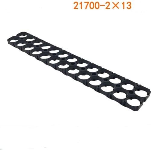 MasterFire 20pcs/lot 2*13 21700 Battery Holder Bracket Cell Safety Anti Vibration Black Plastic Brackets For 21700 Batteries