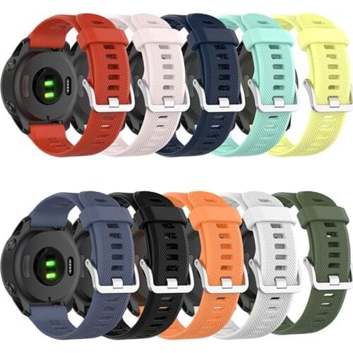 Multi-color 22MM Watch Strap Quick Release Replacement Watch Band With Tool for Garmin Forerunner 745 Watch Repair Parts
