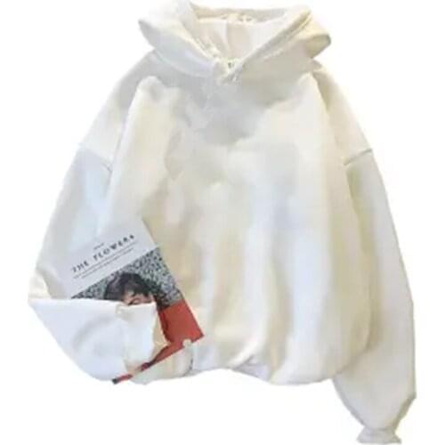 2021 Boys Autumn Winter New Hooded Hoodies Girl Thick White Basic Sweatshirts Quality Pullovers Kids Winter Clothes for Teens