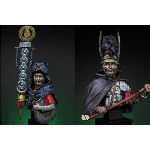 New Unassembled 1/12 Signifer, Legio soldier and ancient officer include 2 bust Resin Kit DIY Toys Unpainted resin model