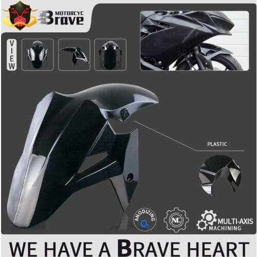 Motorcycle Front Fender Mudguard For KAWASAKI Ninja 400 2017 2018 2019 2020 2021 Motorbike Fairing Ninja400 Splash Mudguard