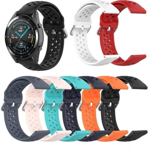 20/22mm Smart Watch Strap For Samsung Galaxy Watch 3 Active Gear S3 Frontier Classic Huawei GT 2 2E GT2 GT2E Sports Bracelet