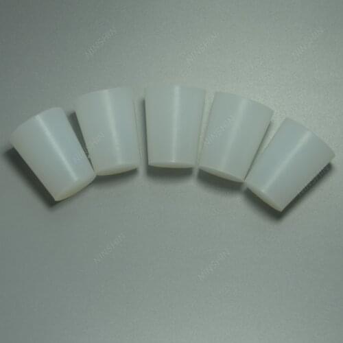 2# Silicone Plug with Hole for Airlock Valve Bubbler Brew Wine Food Grade Silicone Rubber Stopper,Lab Test Tube Stopper,5PCS/LOT