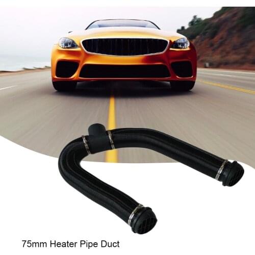 Parking Air Heater Heating Pipe Catheter Parking Diesel Heater Replacement Hose Clamp Fitting Heater Pipe Duct 75MM