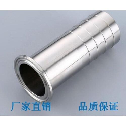 1.5'' Tri Clover x 19mm OD Hose Barb, 304 Stainless Steel