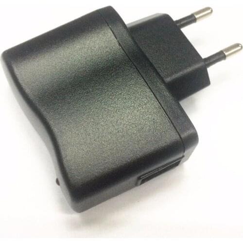 1A/5V USB Plug Power Adapter Charging Compatible with iPad, iPod, MP3, MP4,Android Phone Black
