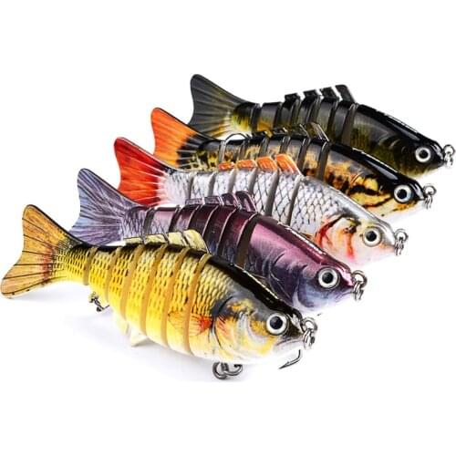 10cm 15.2g Wobblers Pike Fishing Lures Artificial Multi Jointed Sections Artificial Hard Bait Trolling Pike Carp Fishing Tools