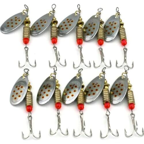 HENGJIA 50pcs hard metal trolling spinner spoon fishing lures wobbler pike carp trout catfish fishing bait pesca fishing tackle