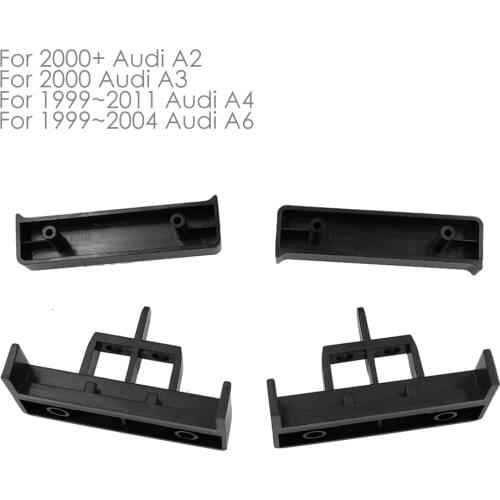 Car Radio Fascia Frame Panel Installation Kit for 2000+ AUDI A2/2000 AUDI A3/ 1999-2011 AUDI A4/1999-2004 AUDI A6 Stereo Fascia