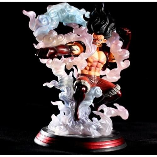One Piece Doll Snake Man Luffy Big Hand Luffy Great Ape Kingdom GK Model Decoration Toy Gift Japanese Anime Doll Toy