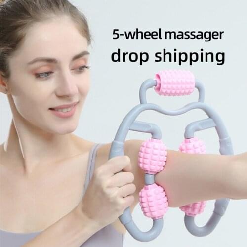 Home arm massager yoga fitness leg massage roller abs cervical spine muscle relaxation tool Pilates exercise