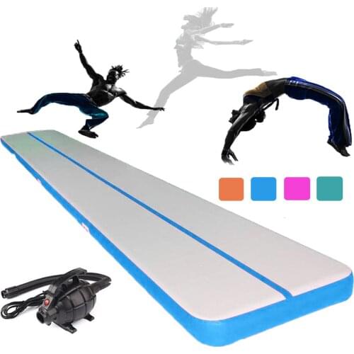 Gymnastics Tumble Air Track 5x1x0.2m Gymnastics Air Mat Inflatable for Home Use Yoga with Pump Free Shipping