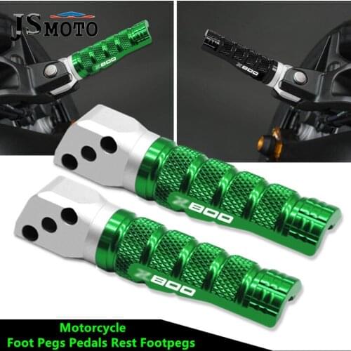 Motorcycle CNC Aluminum Rear Passenger Pedal Foot Pedals Pegs Footrest Pegs For Kawasaki Z800/ABS z800 Z 800 2013 2014 2015