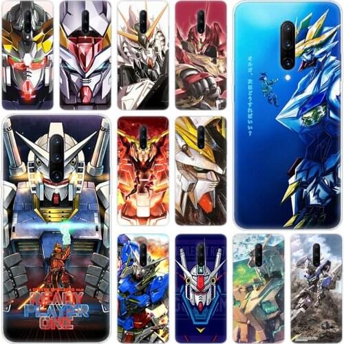 Hot Gundam Anime Soft Silicone Fashion Transparent Case For OnePlus 7 Pro 5G 6 6T 5 5T 3 3T TPU Cover