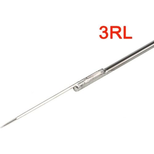 50Pcs 3RL Disposable Tattoo Needles Sterilized Tattoo Machine Needles Assorted for Tattoo Machine Gun Supplies