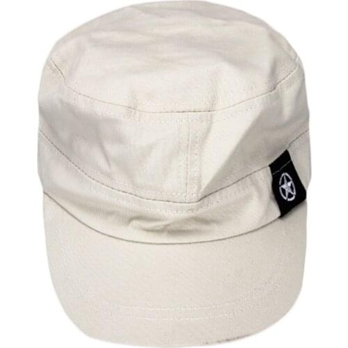 Solid Causal Unisex Caps Flat Roof Military Hat Cadet Patrol Bush Caps Uv Protection Baseball Field Cap Boné De Baseball #P2