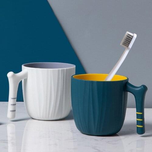 Simple Travel Nordic Good Morning Mouthwash Cup Creative Children Brushing Cup Plastic Toothbrush Cup Bathroom Accessories