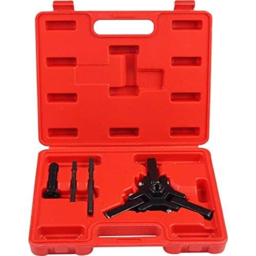 TLXC Professional Harmonic Balancer Puller Crankshaft Pulley Puller Tool Set Uniserval Crankshaft Removal&Installing Tool