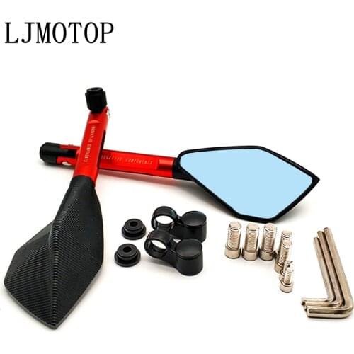 Motorcycle Mirrors Moto Side Rearview Mirrors CNC Aluminum For Honda CBR300F CBR300FA CBR500R CBR500X CBR500F RC51 CBR929RR