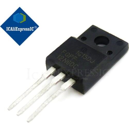 10PCS FQPF12N60C 12N60 12A / 600V N-channel MOSFET original authentic In Stock