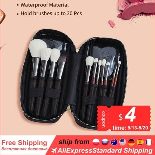 20pcs Slots Soft Makeup Brushes Bag Cosmetics Case Travel Rolling Organizer Pouch Professional New Arrival