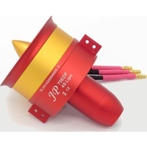 70mm Full Metal Ducted Fan JP Hobby 70mm 4-6s, 3055 KV2250 Motor, 3055 KV3300 Motor, 3055 KV2060