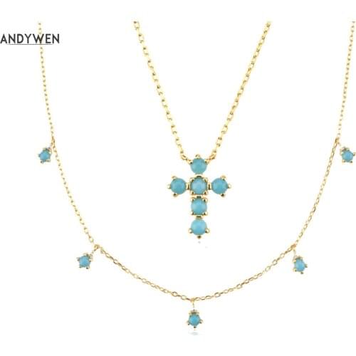 ANDYWEN Cross Stitch Chains