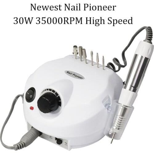 Electric Nail Drill Machine Mill Cutter Sets For Manicure Nail Tips Manicure Electric Nail Pedicure File Set 35000/20000 RPM