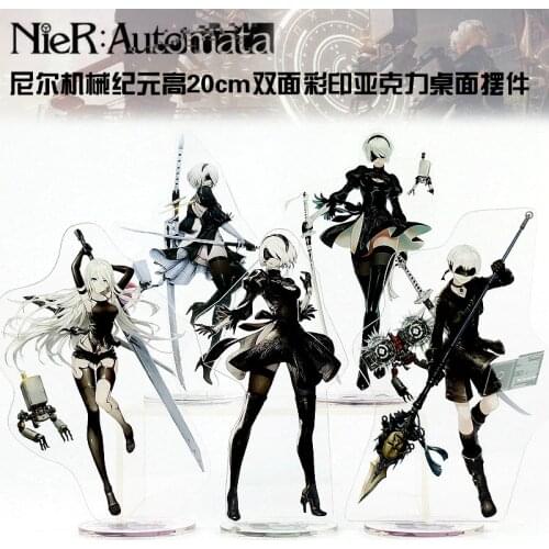 Japanese anime figure Anime Acrylic Stand Model Toys Action Figure Pendant toy gift 22CM NieR Automata YoRHa No. 2 Type B 2B