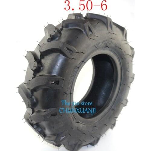 Good quality 3.50-6 thickening vacuum tyre mobility scooter tire include Quad Lawn Mowe Garden Tractor rotary cultivator