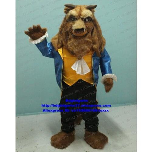 Beauty and The Beast Mascot Costume Adult Cartoon Character Outfit Suit Planning And Promotion Birthday Congratulations zx117