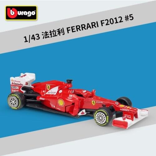 Bburago Diecast 1:43 Car 2019 Metal Ferrari F1 Model Car Formulaa 1 Racing Car Formule 1 SF70H&71H&90 Alloy Toy Car Collection