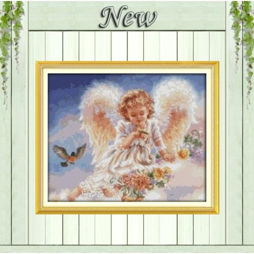 The continuation of life,pattern print on fabric DMC 14CT 11CT Cross Stitch kits,embroider needlework Sets,girl Home Decoration