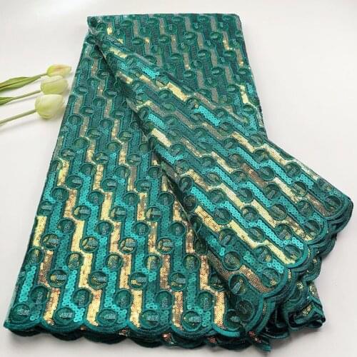 Newest Arrival Elegant Fashion Lady Party Dress Material Net Sequins Lace Heavy Tulle Shinning 2021 White Turtle Fabric T051