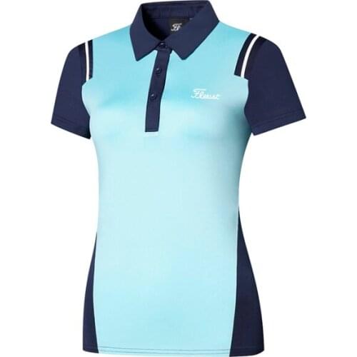 Golf Wear for Women Top Outdoor Sports Casual Top Slim, Breathable and Comfortable Short Sleeve Golf Polo Shirts