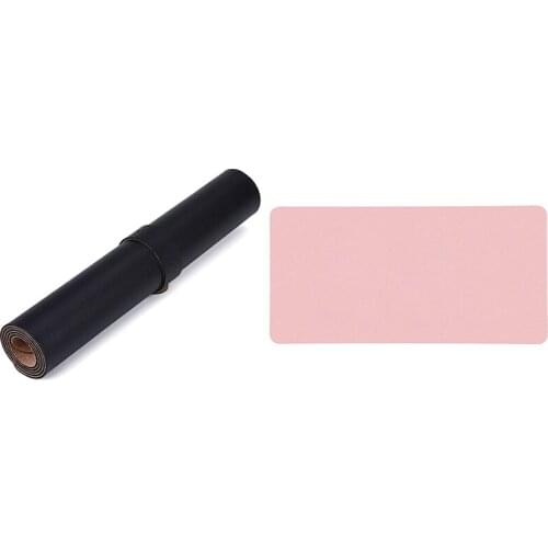 Cork & Leather Desk Pad,Natural Office Desk Mat Double-Sided Use,Waterproof Large Extended Mouse Pad Desk Accessories