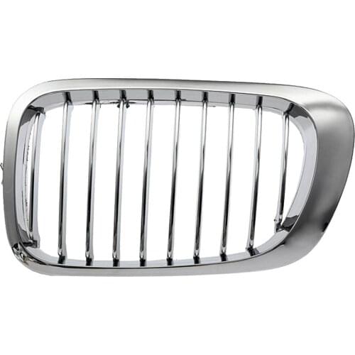 2 Pieces Front Bumper Hood Grille For BMW E46 M3 3 Series 2DR 99-06