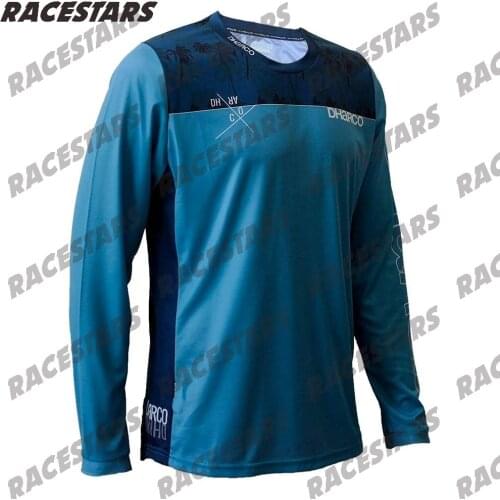 Motorcycle Bike Team 2021 Downhill Mountain Jersey MTB BMX DH Offroad Bicycle Long Sleeves Shirt Cross Country Cycling Jersey