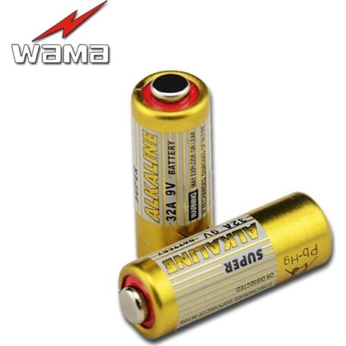 50pcs/lot 9V 29A 32A Alkaline Battery Garage Door Opener Alarm 32A LR32 29A L822 Dry Batteries