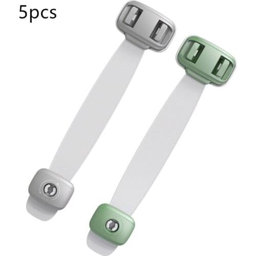 5pcs Baby Safety Home Products Childrens Cabinet Toilet Refrigerator Door Lock Window Restraint Protection For Children Babies