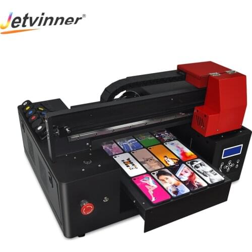 Jetvinner A3 Size LED UV Flatbed Printer Automatic 3060 Inkjet Printers with Print Head for Bottle, Phone Case, Leather, MDF