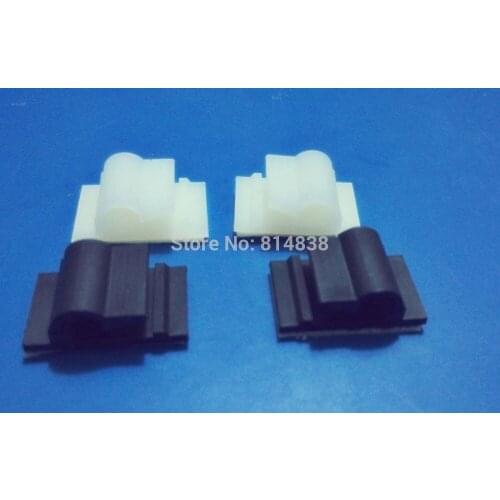 Wkooa NC1321 White Nylon Plastic Self Adhesive Tie Mount Wire Saddle 1000 Pcs