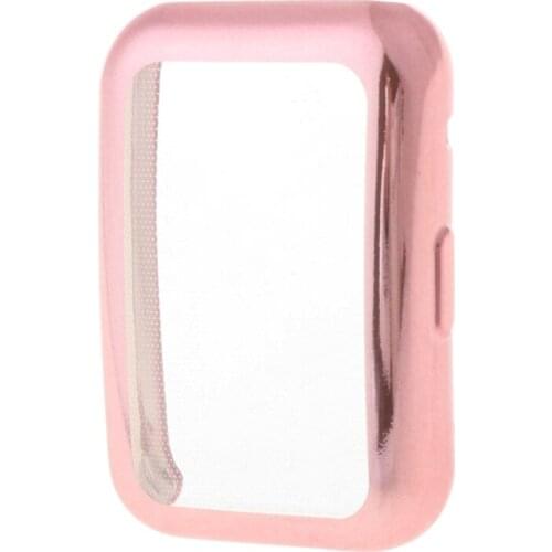 TPU Soft Full Screen Glass Protector Case Shell Edge Frame for huawei Watch Fit Strap Band Protective Film Strap For fit L41E